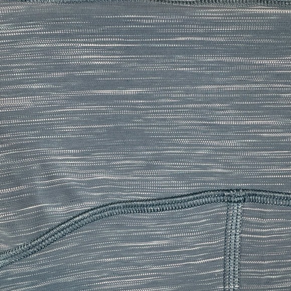 Lululemon Power Thru High-Rise Tight 25" Size 6 W5DHCS Heathered Capture Blue - Picture 10 of 11